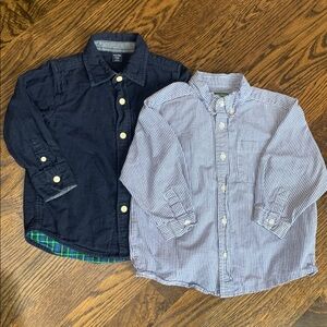 Baby Gap & The Children's Place Button-Up Shirt Set for Kids - 24mo/2T